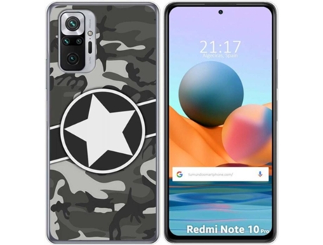 Carcasa Xiaomi Redmi Note 10 Pro TUMUNDOSMARTPHONE Camuflaje 02 Multicolor