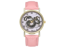 Reloj De Cuarzo Para Mujer Zhoulianfa, De Cuero, Estilo Moderno, Para Negocios Y Uso Diario T195-a