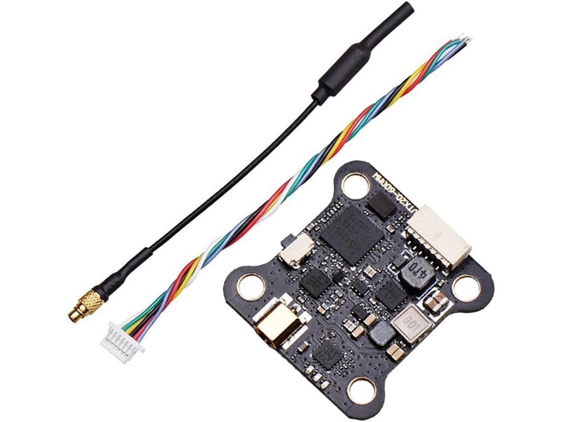 Transmisor Fpv Vtx De 5.8g Y 40 Canales, 25/100/200/400/600 Mw, 7-26 V, Ajustable Para Drones De Carreras Rc De Largo Alcance.