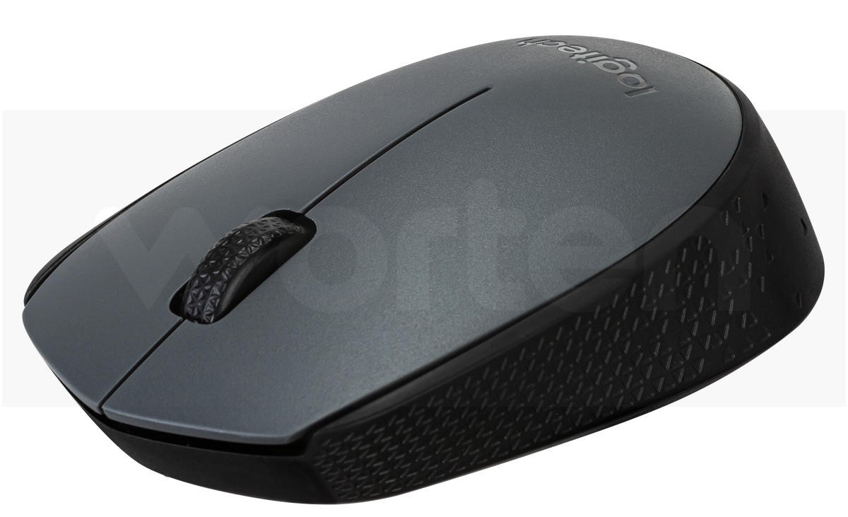 Ratón LOGITECH M170 (Inalámbrico - Casual - 1000 dpi - Gris)