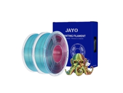 Filamento para impresora 3D, material PLA, alta resistencia, Rd-yl-gn-bk
