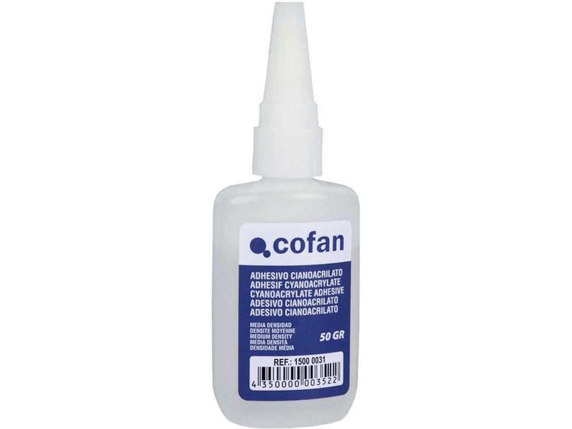 Adhesivo Cianoacrilato Media Densidad COFAN 50 Gr