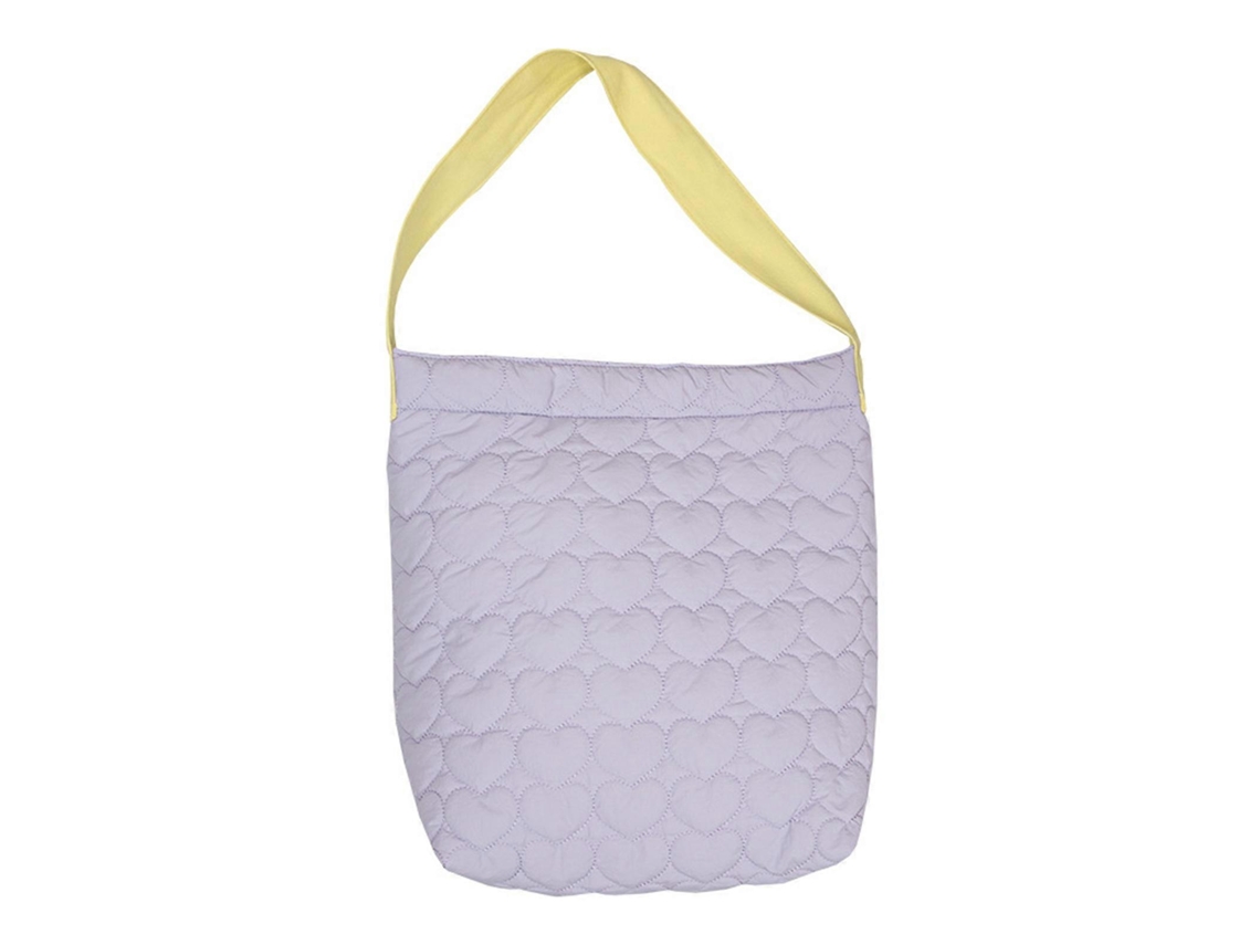 Bolso acolchado, modelo 2023, con bordado en forma de corazón, versátil e ideal para mujeres y niñas.