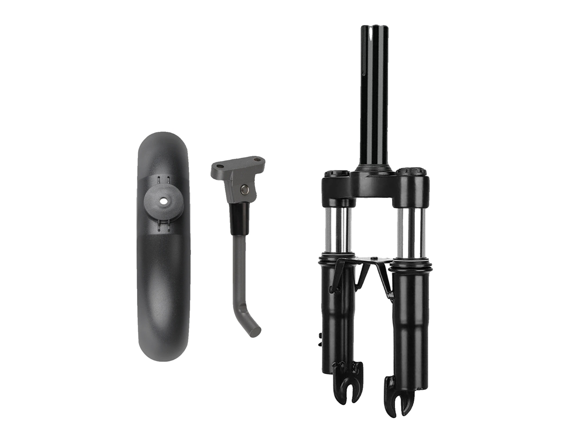 Kit de suspensión delantera para patinete eléctrico, excelente absorción de impactos, construcción de aluminio duradero, kit de suspensión delantera OEM