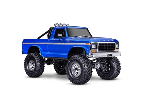 Trx-4 High Trail Edition With 1979 Ford F-150 Truck Body 4Wd Electric Truck With Tqi 2.4Ghz Radio System Blue Trx-92046-4Blu