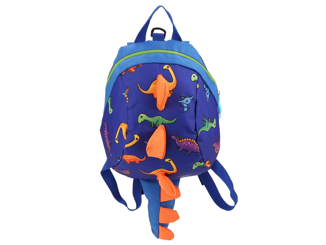 Mochila Con Dibujos Animados De Dinosaurios Para Niños Y Niñas En Edad Preescolar, Azul Oscuro