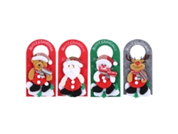 Juego De 4 Adornos Navideños Decorativos Para Puertas De Hoteles, Tiendas Y Ventanas.