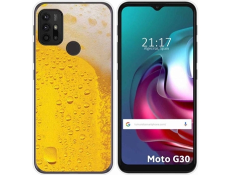 Carcasa Motorola Moto G10 / G30 TUMUNDOSMARTPHONE Cerveza Multicolor