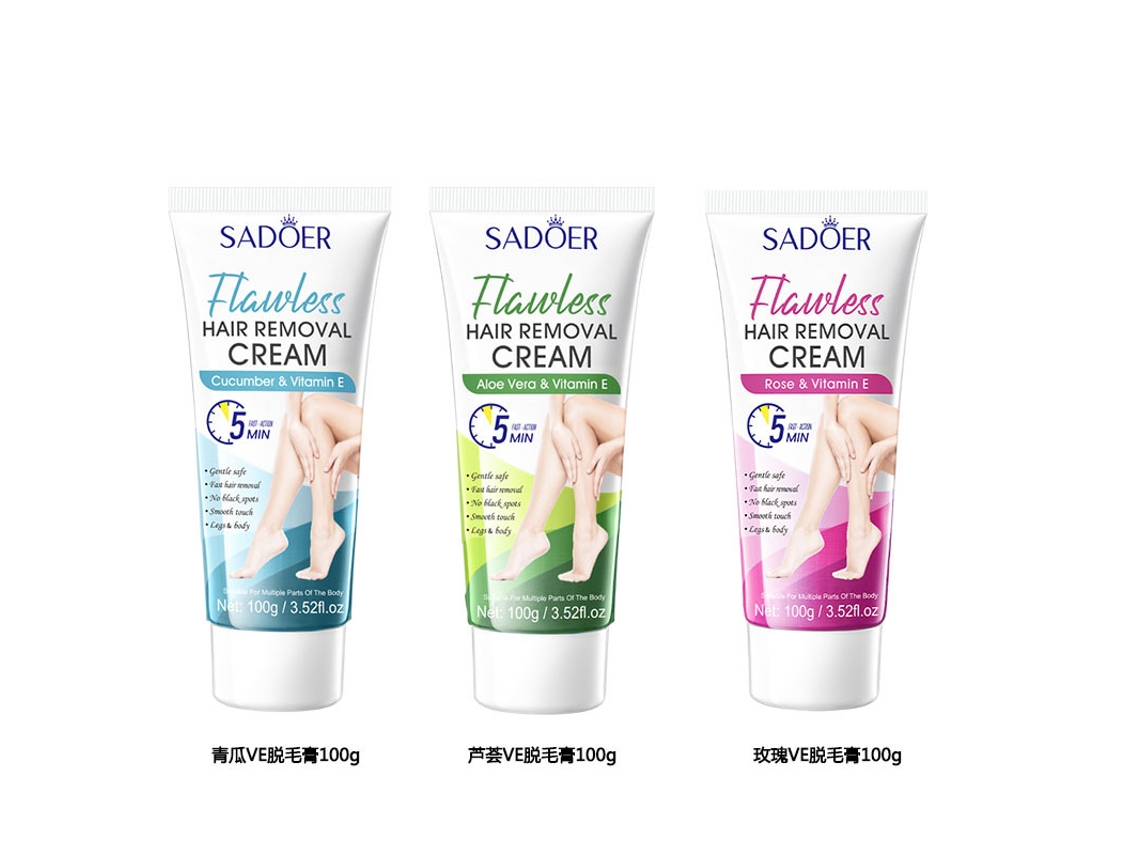 Crema depilatoria suave y sin cable Sadoer Green Melon Ve - Depilación suave - Marca no disponible