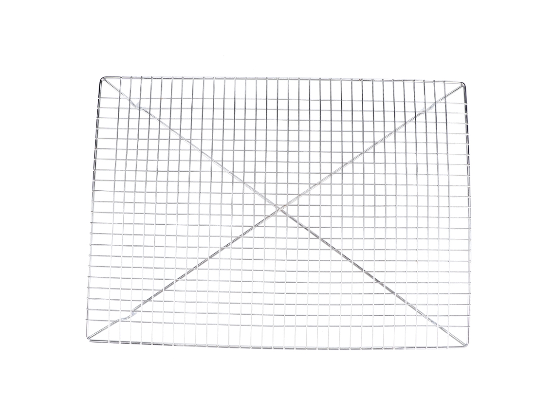 Rejilla De Enfriamiento Antiadherente De Acero Inoxidable Para Pasteles, Pan Y Galletas, 46 X 33 Cm.