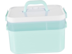 Boîte De Fournitures Para Nail Art En Pp Bleu, Pratique Y Facile À Transporter
