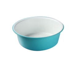 Lavabo de plástico engrosado multiusos para limpieza facial, lavado de ropa y pies, color blanco, 33,5 x 11,5 cm