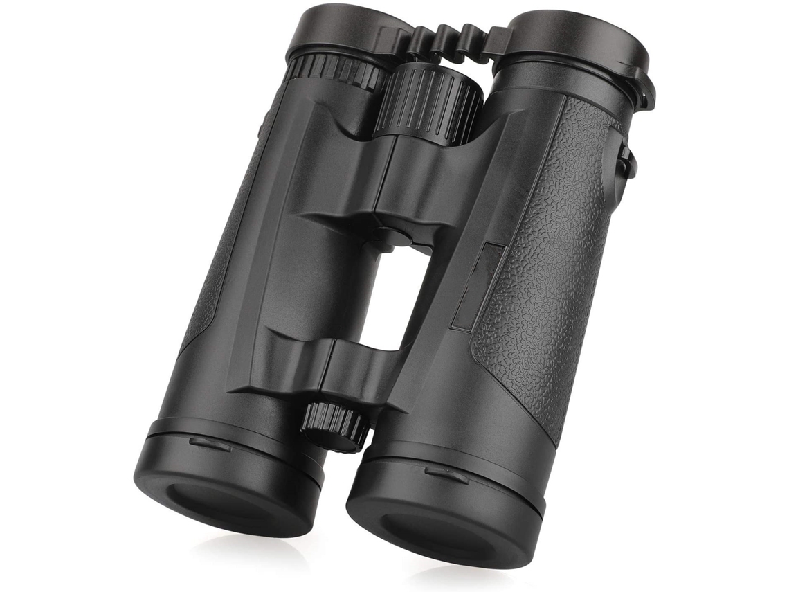 Prismáticos ENZONS 10X42 Adecuado para Avistamiento de Aves Camping y Viajes Adaptador de Trípode Gratis Doble Correa de Hombro y Clip Telefón-Ercito Verde
