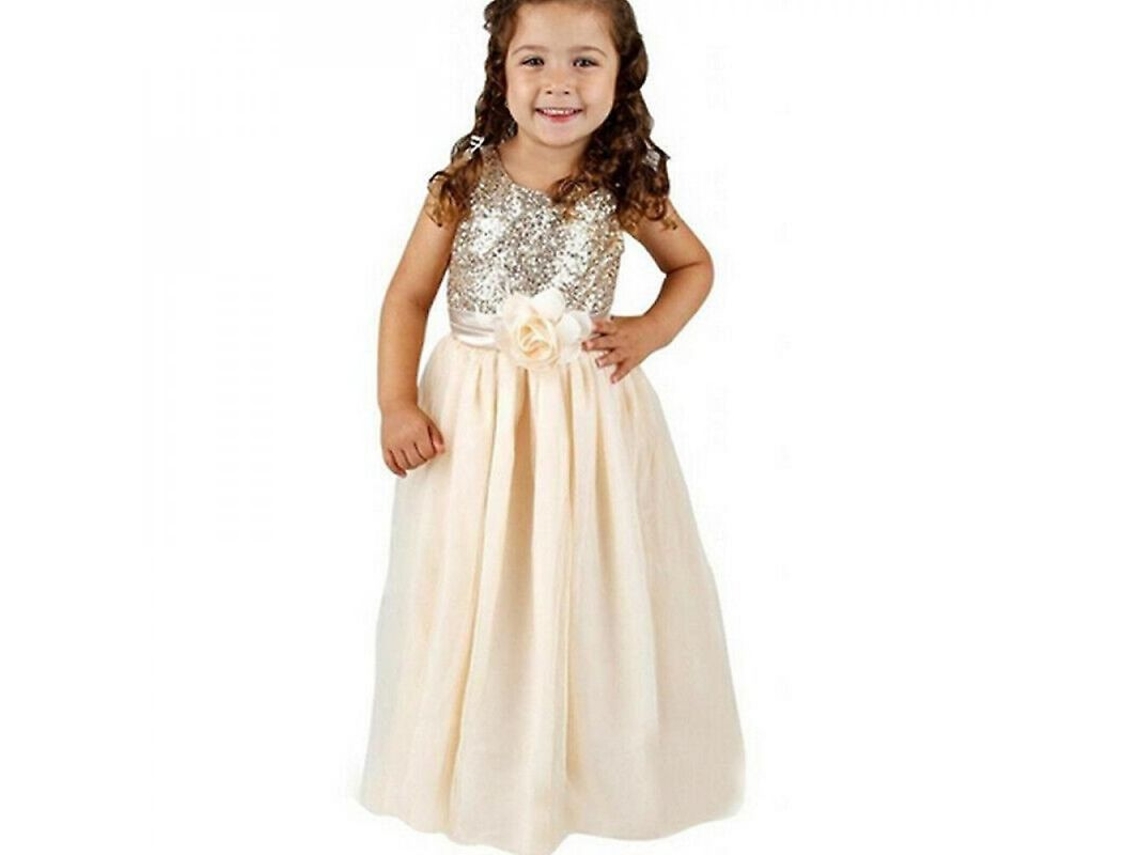 Vestido De Princesa Con Pedrería Para Niñas, Ideal Para Fiestas, Bodas, Damas De Honor, Con Tutú, En Blanco Y Negro.