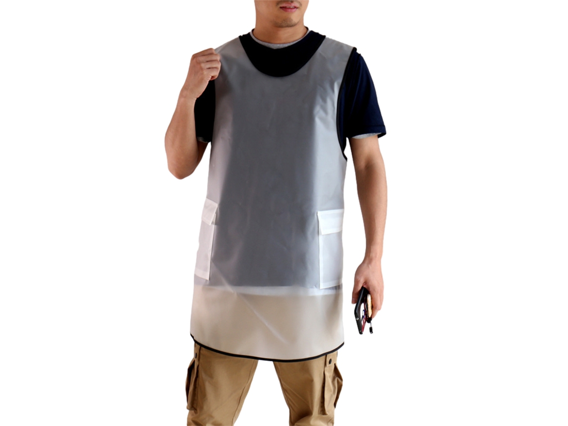 Delantal Masculino Impermeable En Tpu, Largo Hasta La Rodilla, Para Cocina O Piscina