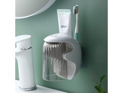 Soporte Para Cepillo De Dientes Infantil Linjou Para Baño, Soporte Para Cepillo De Dientes Eléctrico Y Pasta De Dientes (gris)