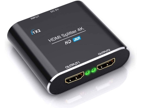Adaptador Divisor Hdmi 1X2 CHRONUS HDMI1206-Y13 Negro