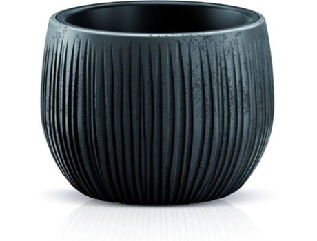 Maceta PROSPERPLAST Beton Bowl (Negro - 14.4 x 14.4 x 11 cm)