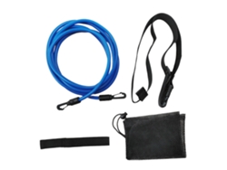 Cinturón de natación con cordón elástico para entrenamiento estacionario de resistencia en natación.
