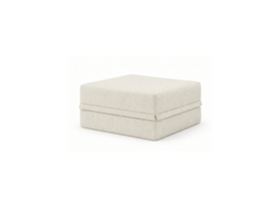 Sofá Modular Puff Convertible Veludo Regular Beige
