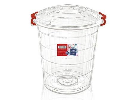 Cubo de Basura Transparente Confortime