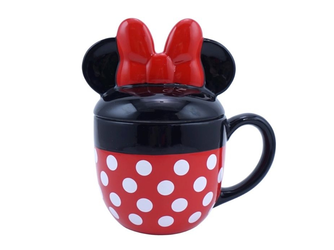 Taza 3D HALF MOON BAY Minnie con tapa (425 ml)