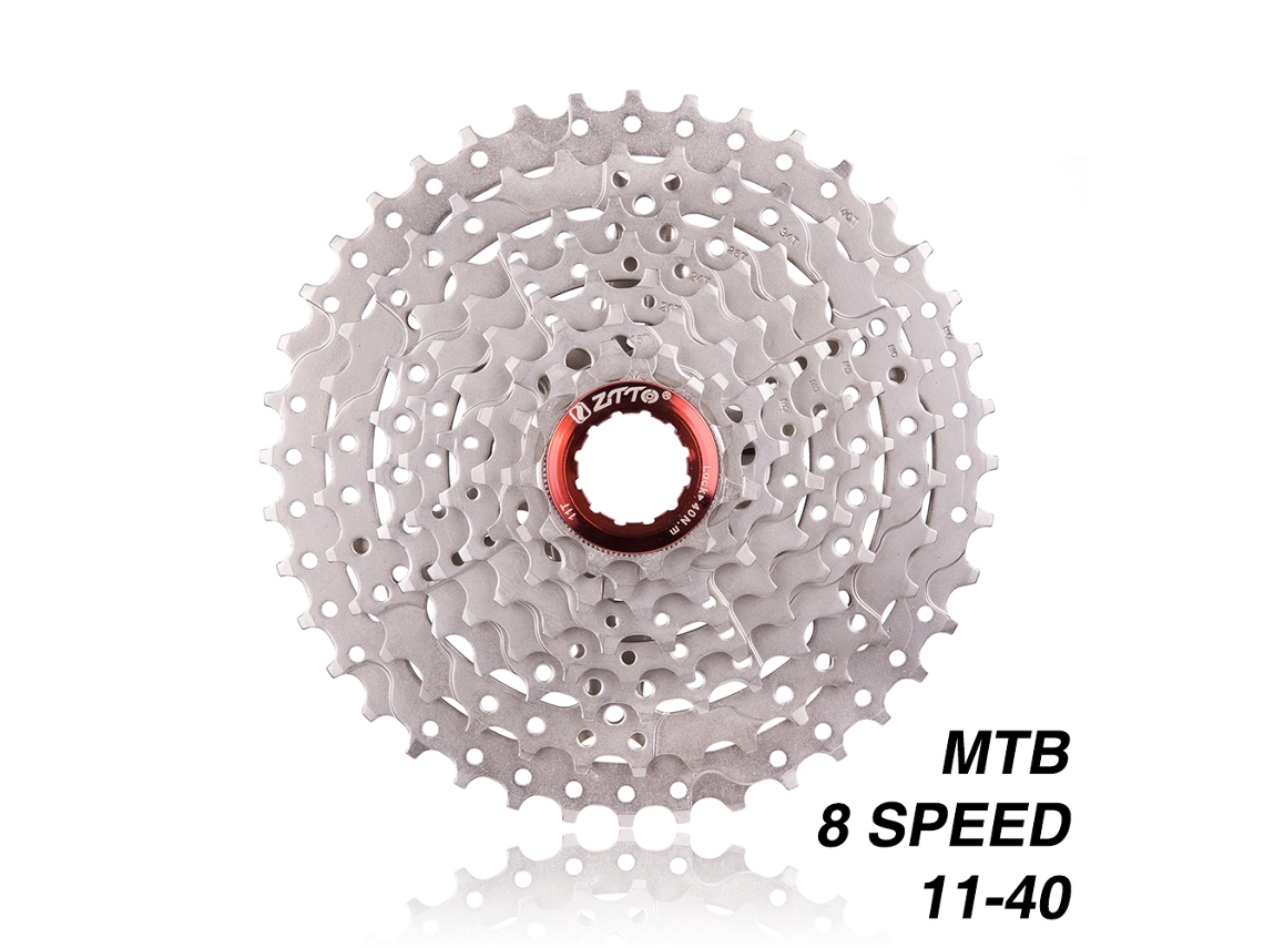 Piñón libre de cassette de 8 o 11 velocidades y 40 dientes para piezas de bicicleta de montaña, fabricado en acero.
