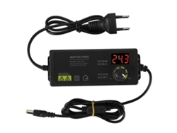 Adaptador De Corriente Ajustable De 3-36 V, 60 W, 1,5 A, Ca/cc, Con Protección Y Pantalla Led Antiinterferencias.