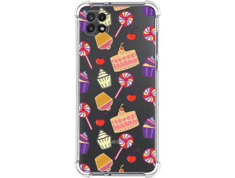 Carcasa Samsung Galaxy A22 5G TUMUNDOSMARTPHONE Dulces 01 Multicolor
