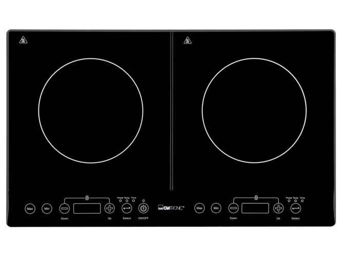 Placa de Inducción CLATRONIC DKI 3609 (Nº de quemadores 2)