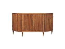 Aparador curvo de madera maciza Ravello de ARTISAN FURNITURE EST 1995 TM, 4 puertas
