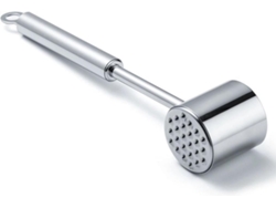 Martillo Ablandador De Carne - Mazo Para Carne - Acero Inoxidable - Plateado