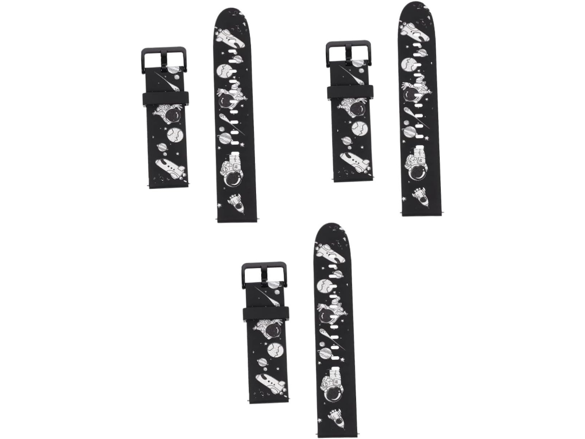 Juego De 3 Correas De Lujo Estampadas Para Relojes Inteligentes Compatibles Con Watch2 Progt2e Fácil De Usar