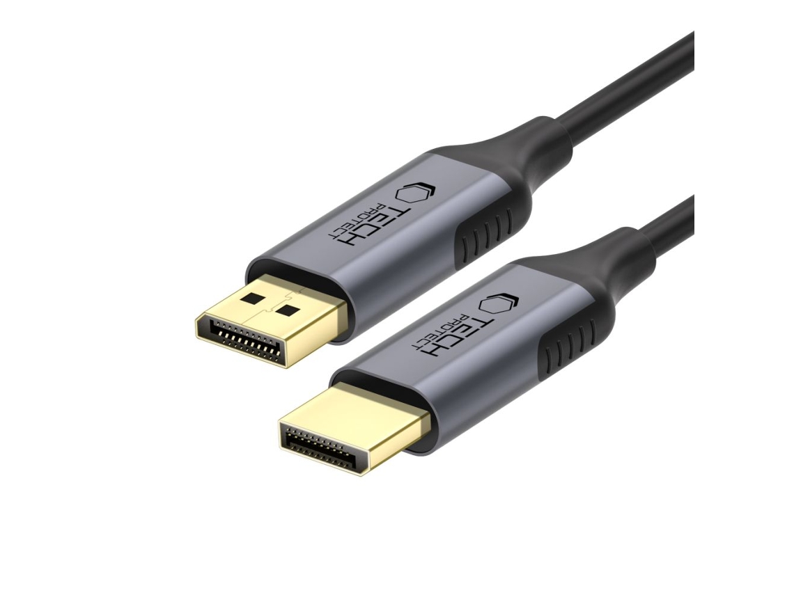 Cable DisplayPort 1.4 TECH PROTECT para monitor de PC DisplayPort de 200 cm, 4K, 60 Hz