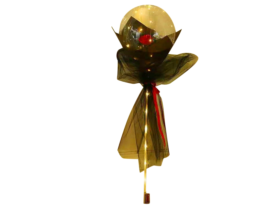 Decoración romántica para San Valentín, globo luminoso de PVC transparente y lámparas LED, ideal para decorar el hogar y celebrar aniversarios de boda EIOORORRIY