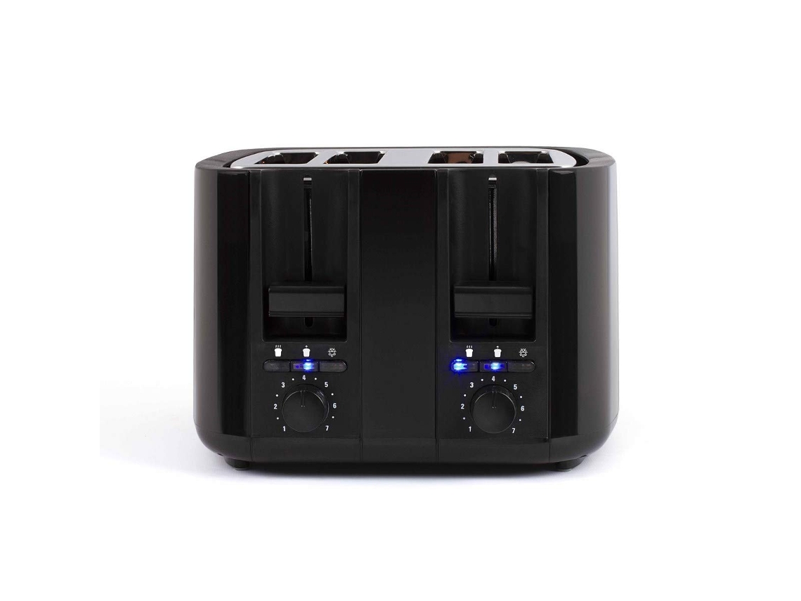 Tostadora LIVOO 4 Slots Negro