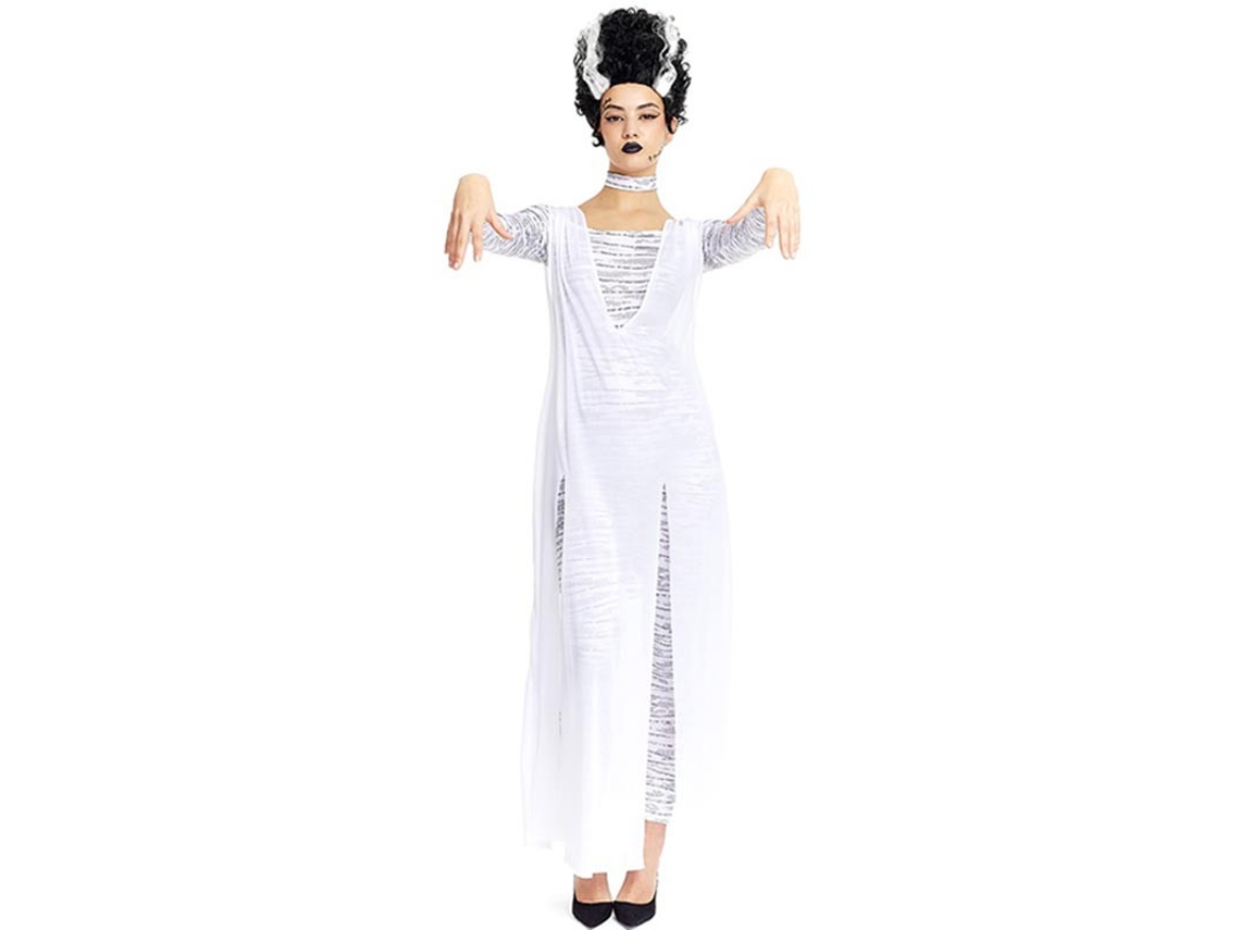 Disfraz de Novia Monster vestido blanco para mujer