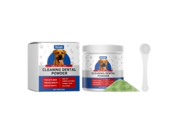 Polvo limpiador de dientes para perros