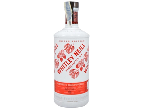 Gin WHITLEY NEILL Whitley Neill Strawberry & Pepper (0.7 L - 1 unidad)