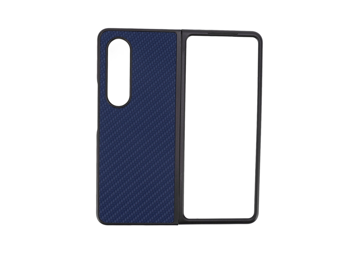 Capa De Celular Anti-impacto Profissional Para Samsung Galaxy Z Flod 4 Tela Dobrável Azul