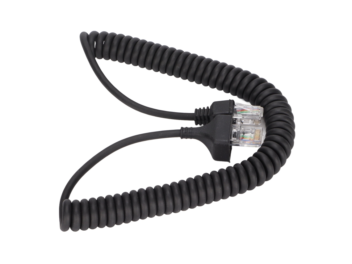 Cable De Micrófono De 8 Pines Para Kenwood Tk-868g, Tk-768g Y Tk-862g Con Diseño De Anillo Magnético Y Material Abs.