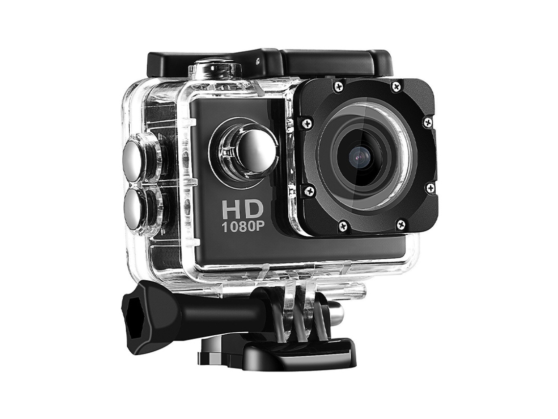 Cámara De Acción 4k Ultra Hd, 3 Mp, Batería De 900 Mah, Carcasa Impermeable