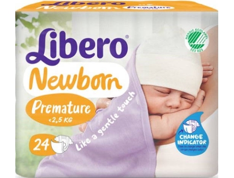 Pañales LIBERO Newborn Premature (24 Unidades)