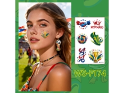 Es Un Set De 10 Tatuajes Temporales Resistentes Al Agua Con Temática De Fútbol, Perfectos Para Los Aficionados Y Para Ver Partidos. Gracias
