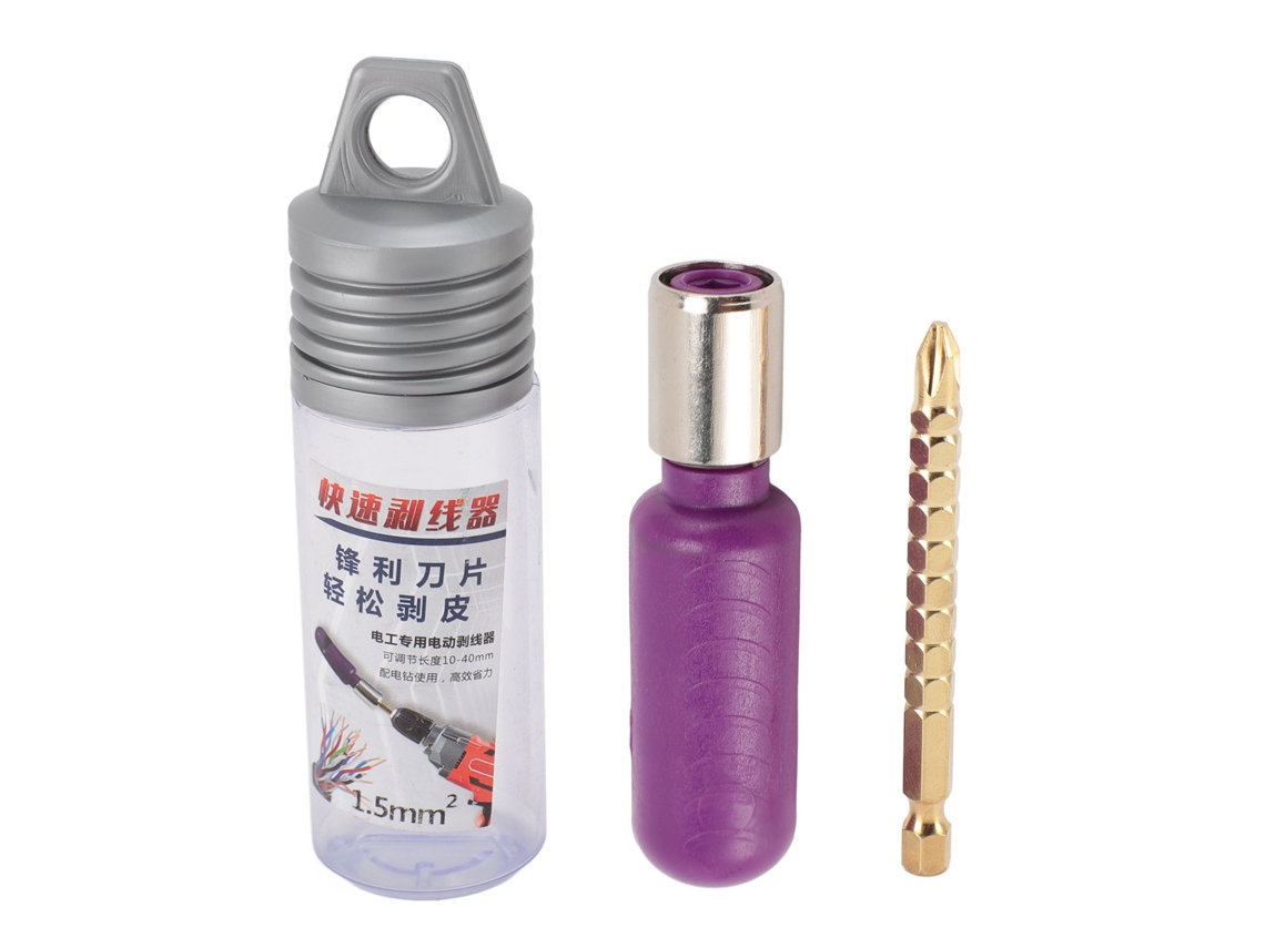 Alicates Pelacables Para Destornillador Eléctrico, Ajustables, Acero De Alto Carbono, 1,5 Mm²