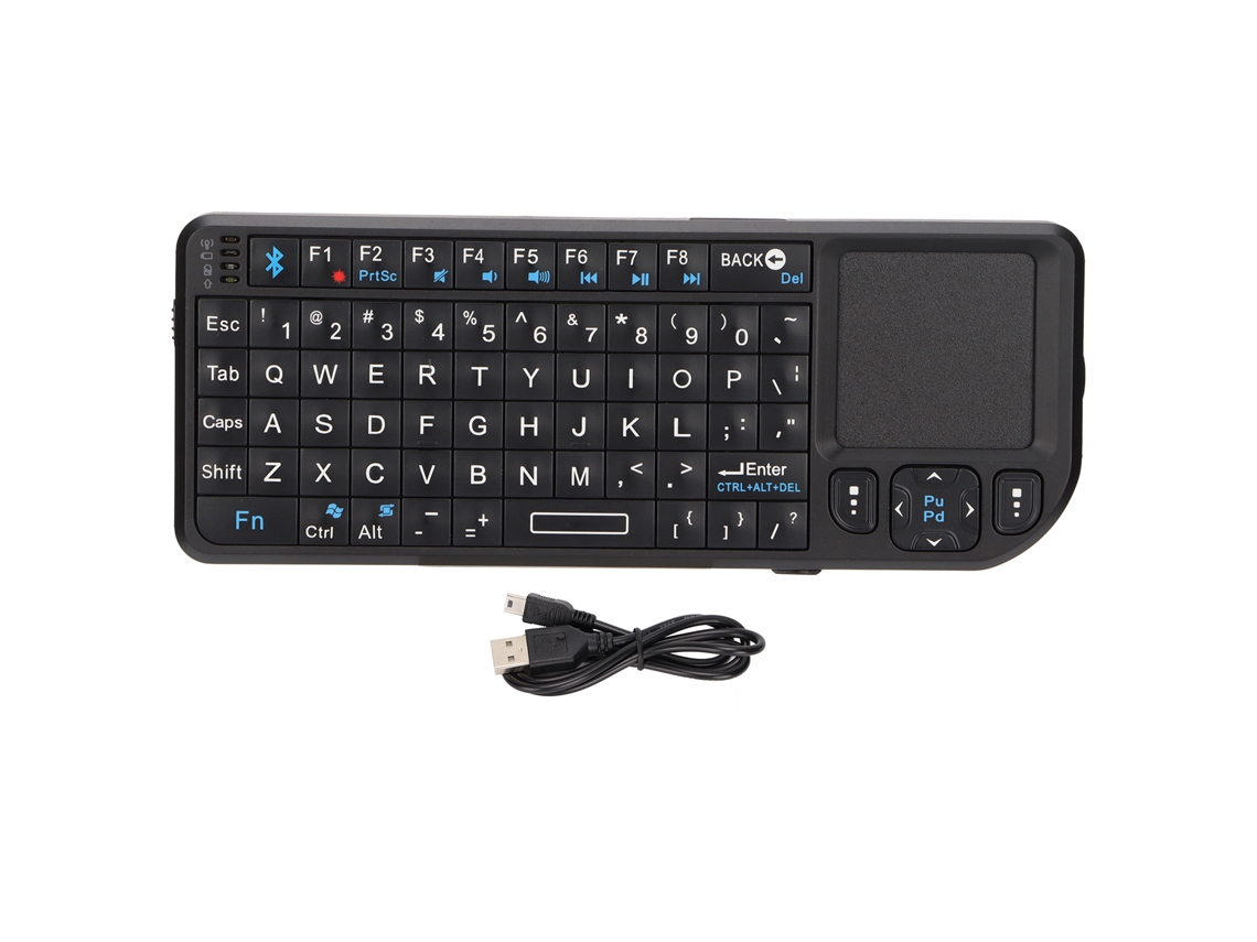 Mini Teclado Portátil Con Panel Táctil De 90 Grados, 69 Teclas, Conexión Bluetooth, Para Windows/os X/linux.