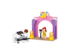 Construcción SLUBAN Girls Dream - Escenario con Piano (Edad Mínima: 6 - 109 Piezas)
