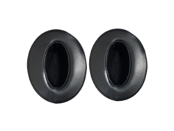 Almofada Para Auscultadores Sennheiser Hd 450 De Orelhas De Espuma Macia Pele De Carneiro Preto