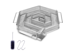 Generador de humo frío en espiral para ahumar en horno, ahumador de alimentos de acero inoxidable en caliente y frío, resistente y duradero para acampar y coche.