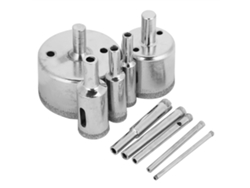 10 Brocas De Centrado Con Recubrimiento De Diamante De 3 A 50 Mm Para Cerámica, Vidrio, Mármol Y Azulejos.